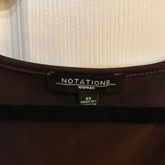 Notations Women's 2X Sequin Sleeveless Top - New w/o Tags - Picture 2 of 4